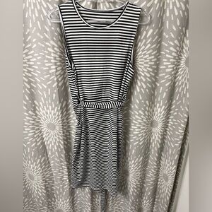 Cupshe Monochrome Striped Midi Dress